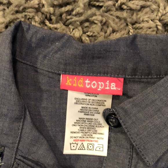 Kidtopia 4t denim tunic - Picture 2 of 4